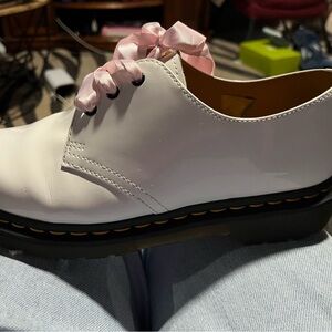 Dr. Martens Pink Lace-Up Shoes